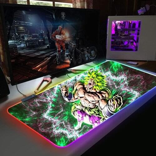 900x400mm RGB Gaming Mouse Pad Large XXL Red Color RGB LED Lighting Mousepad Gamer Computer Desk Mat Pad Anti-slip