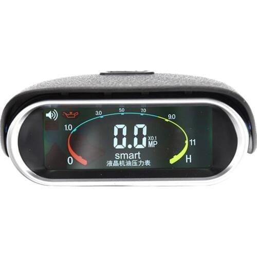 12v/24v Truck Car Oil Pressure Gauge Engine Oil Pressure Meter Monitor Display Sunshield Oil Pressure Meter aforador combustible