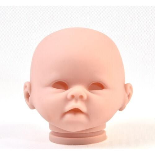 KEIUMI 22 Inch Soft Silicone Reborn Baby Doll Kit Unfinished Realistic Doll Model Head And Full Limbs Doll Accessories DIY Tools