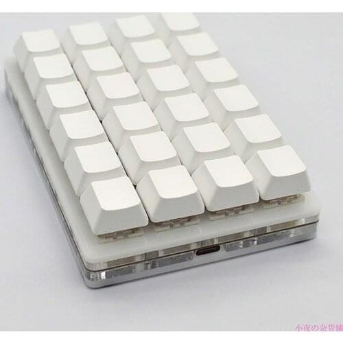USB Interface Macro Keypad Programmable 24-key KeyboardDIY Custom Shortcuts Mechanical Keyboard for Cherry Red Shaft