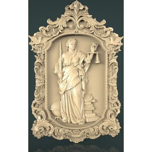 Relief decor picture STL 3d model for cnc router carving and engraving artcam aspire bas relief
