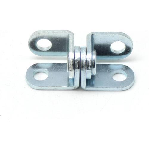Special Special-shaped Hinges Small Miniature Bending Hinge Iron Plating Blue Zinc 6pcs