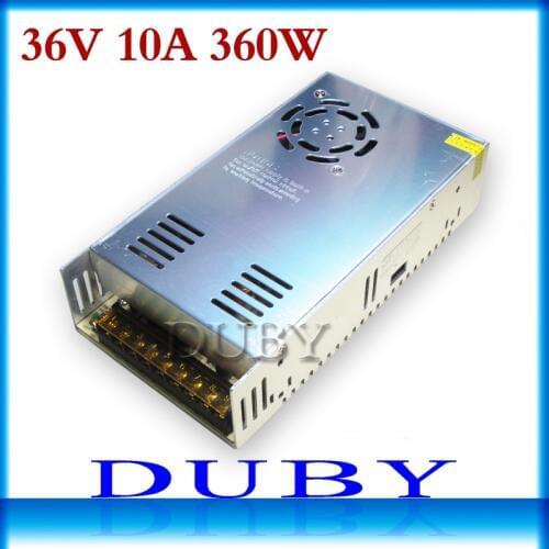 36V 10A 360W Switching power supply Driver For LED Light Strip Display AC100-240V Factory Supplier Free Shipping