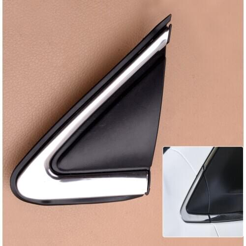 Car Left Side Rearview Mirror Triangle Plate Trim Fit For Nissan Sentra 2013 2014 2015 Styling