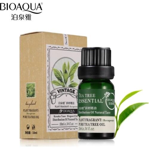 Skin Care Hair Care Fragrance Aromatherapy Massage Pure Essential Oil BIOAQUA Brand Natural Tea Tree Oils Anti-acne Face Body