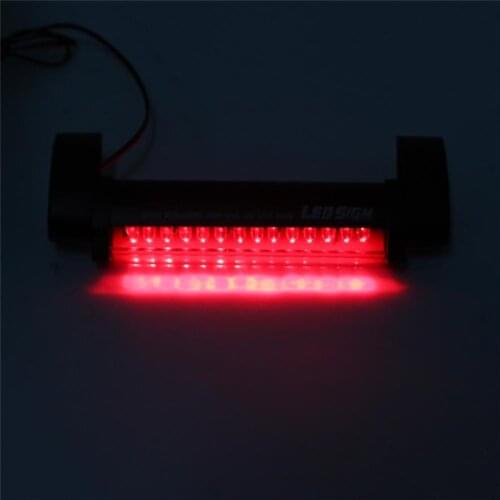 Universal Red 14 LED 3rd Auto Car Brake Rear Tail Light High Mount Stop Lamp 12V Super Bright Low Power Consumption#273105
