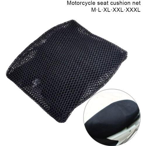 Motorcycle Protecting Cushion Seat Cover 3D Mesh Protector Insulation Cushion Cover M L XL XXL XXXL Electric Bike Universal