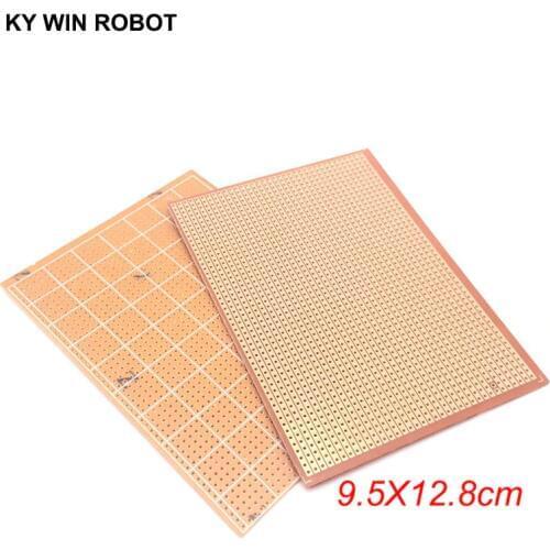 1pcs DIY 9.5x12.8 9.5*12.8CM Prototype Paper PCB Universal Experiment Matrix Circuit Board Single Row Continuous Hole 95x128mm