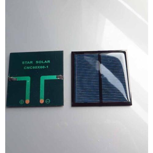2PCS X 1V 500mA Mini monocrystalline polycrystalline solar PV Panel small solar PV Cell module for DIY solar Kits