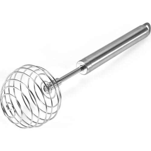 2021New Multi-function Stainless Steel Whisk Rugged And Durable Ball Spring Whisk Hand-held Egg Mixer Kitchen Baking Accessories
