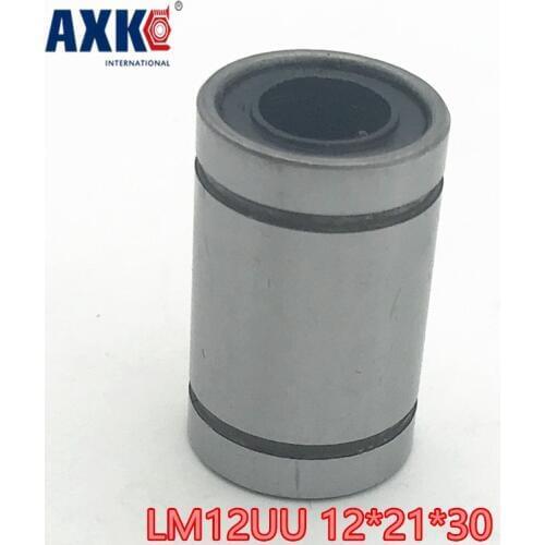 2021 Sale Free Shipping 12pcs/lot Lm12uu Lm12 12*21*30mm 12mm Linear Ball Bearing Bearings 12x21x30mm For 3d Printer Cnc Parts