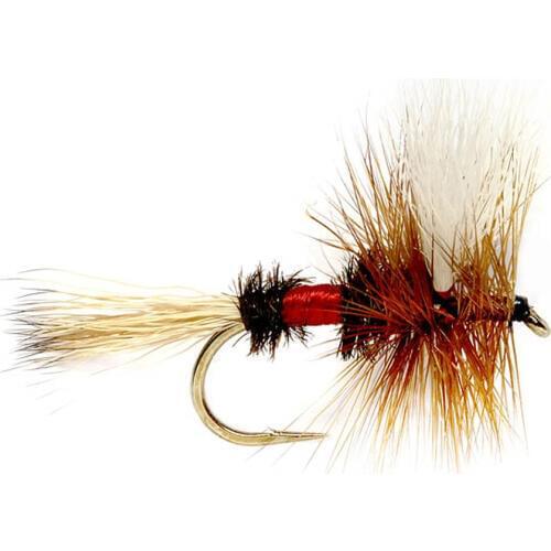 6pcs Aventik Royal Wullf Flies Dry Trout Nymph Caddis Fly Fishing Flies Various Size proudly from Europe