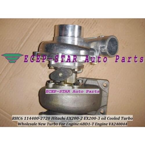 Free Ship RHC6 VA240044 CI89 6T-577 1144002720 114400-2720 114400-2710 Turbo For HITACHI EX200-2 EX200-3 Excavator 6BD1-T 6BD1T