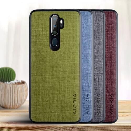 Case for Oppo A5 2020 A9 2020 A11 A11X case cover,TCross pattern design with PU+PU 2in1 Material