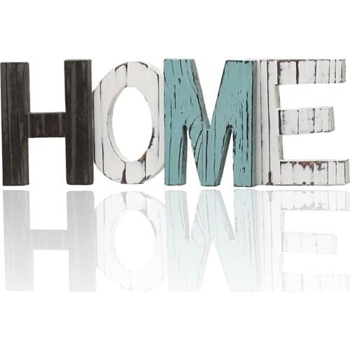 Wooden Letters English Alphabet Ornament Creative Desktop Decoration Character DIY Nordic Styles Word Ornaments Letras Madera