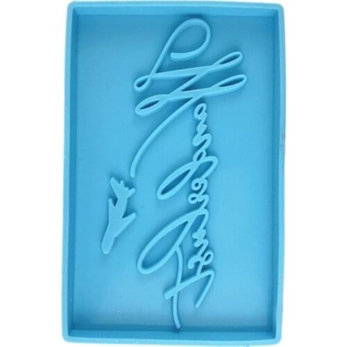 Epoxy Resin Molds Boarding Pass Mold Resin Casting Molding Silicone Molds Tools for DIY Craft Making Jewelry Making Casting