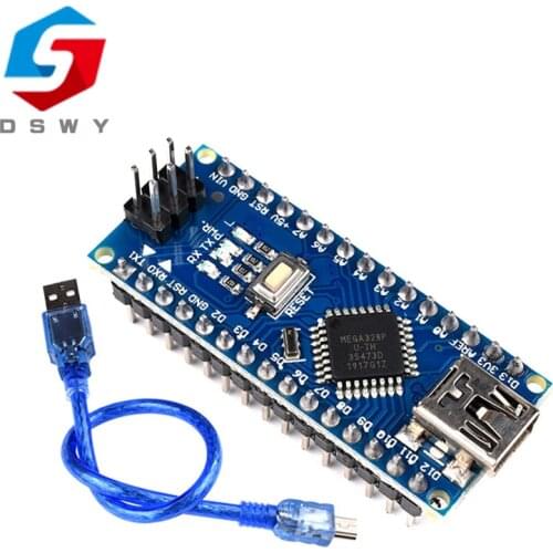 Arduino nano v3.0 Driver controller With the bootloader compatible for atmega328P ch340 nano Mini USB RF Expansion board cable