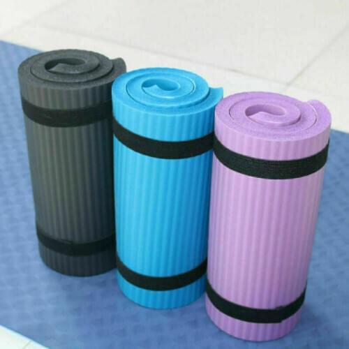 Yoga Pilates Mat Thick 15mm Durab Exercise EquipmeT Knee Pad Non-Slip Yoga Mat Beginner Environmental Fitness Gymnastics Mats