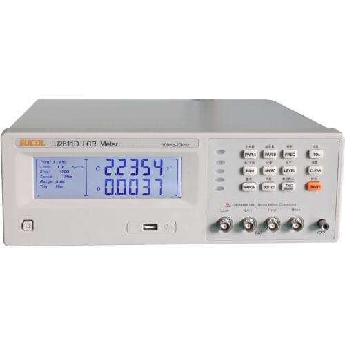 LCR METER U2811D with 100Hz-10kHz Large character LCD with backlight perfect alternative TH2811D,Basic Accuracy 0.2