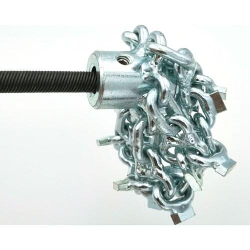 LEADFEN with carbide-tip round drain cleaning cutter DN75mm pipe cleaning knocker 10mm flexible shaft cable electric drill drain