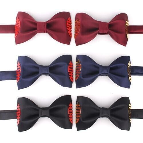 New Special Solid Bowtie China Style Bow tie For Men Women Fashion Bow knot Bow Ties For Wedding Party Cravats Mens Bowties