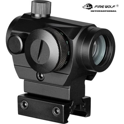 1X22 Tactical Hunting Red Green Dot Reflex Sight Scopes With Dual Profile Rail Mount Airsoft Air Guns Rifle Red Dot Scopes