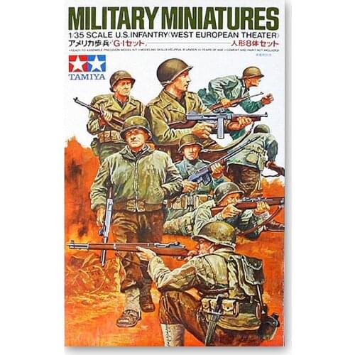 Tamiya 1:35 US Infantry Plastic Model Kit 35048