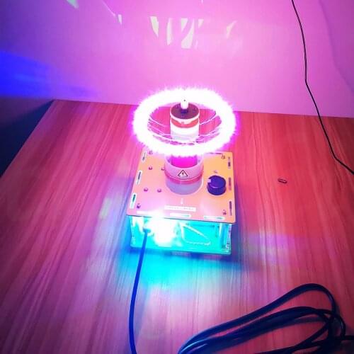 PLL SSTC music Tesla coil finished phase locked loop PLLSSTC technology exhibit toy plasma speaker