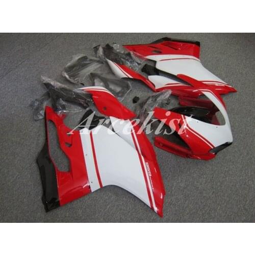 Injection Mold New ABS Fairings Fit For DUCATI 959 1299 Panigale 2015 2016 2017 2018 15 16 17 18 Custom red white