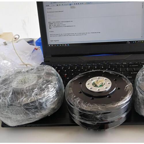 Servo Motor Yuntai Robot Joint Motor High Torsion DC Reduction Motor with Encoder