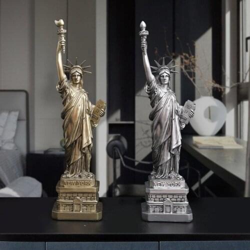 Statue of Liberty Decoration Living Room Dining Room American Decorative Character Sculpture Desktop Resin Statue home decor