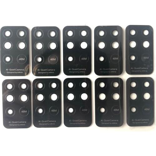 10pcs/pack glass camera For Infinix Note 8 8i Rear Camera Glass X693 Original Back Lens Replacement X683