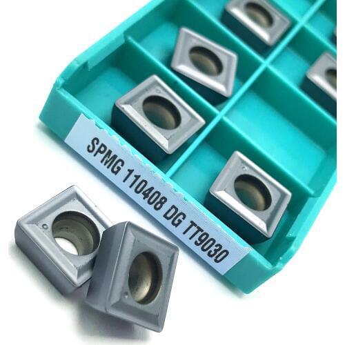SPMG110408 DG TT9030 SPMG 110408 U-type fast drill bit Carbide blade turning insert for SP Type U Drill Bit tool