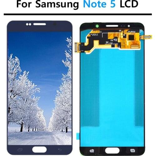 ORIGINAL Burn Shadow LCD for Samsung Galaxy Note 5 N920P N920T N920A N920I N920G LCD Display Touch Screen Digitizer Assembly