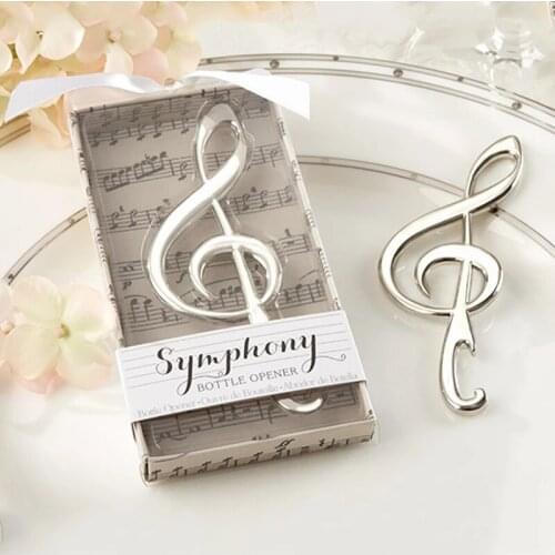 200pcs Creative Symphony Bottle Opener Alloy Music Note Bottle Opener Beer Opener Birthday Wedding Gift