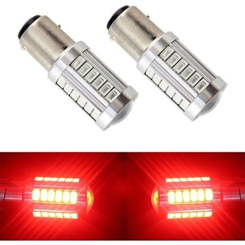 Auto 1157 BAY15D P21/5W BAZ15D P21/4W BAW15D PR21/5W 5630 33SMD 12V Car LED Flash Brake Stop light Tail Bulb Strobe signal lamp