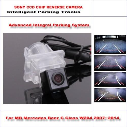 Car Camera For Mercedes Benz C Class W204 2007-2014 Reverse Rear View Parking Intelligentized Dynamic Guidance CAM