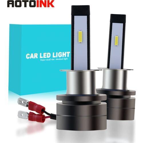 H3 Car LED Headlight Bulbs 60W CSP Super Mini Fog Light Headlamp3000k 4300k 6000K 12000k 12V 8000LM 2PCS