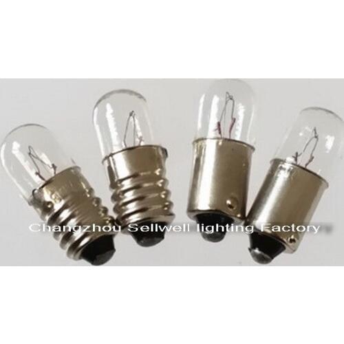 B9 E10 6V6.2V0.5A6.3V 0.15A5W6W indicator light bulb screw and bayonet lamp A1186 sellwell lighting
