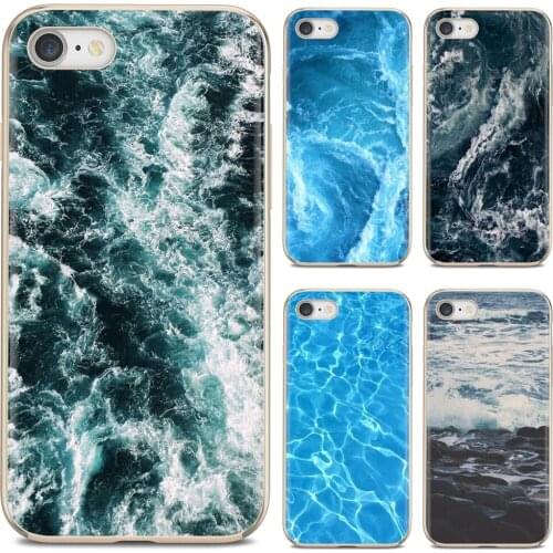 For Samsung Galaxy S7 S8 S9 S10E S20 FE Note 10 20 Edge Lite Plus Ultra water-light-refractions-waves-ocean Soft Cases Covers