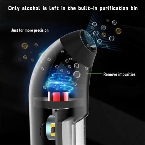 Digital Alcohol Tester Quick Response Breath Analyzer Alcohol Detector Tester Rechargeable with LED Backlight Display