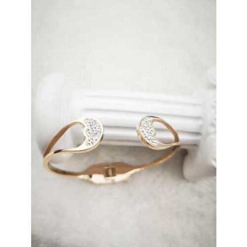 European and American classic brands luxury woman bangle steel