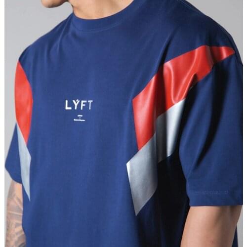 Summer Fitness Men Short Sleeve Cotton T-shirt Gym Fitness Training Shirt Male Running Sport Bodybuilding Workout Tees Tops