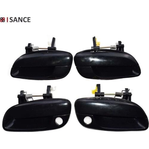 ISANCE Black FL FR RL RR Outside Door Handle 83650-2D000 82650-2D000 For Hyundai Elantra 2.0L 2001 2002 2003 2004 2005 2006