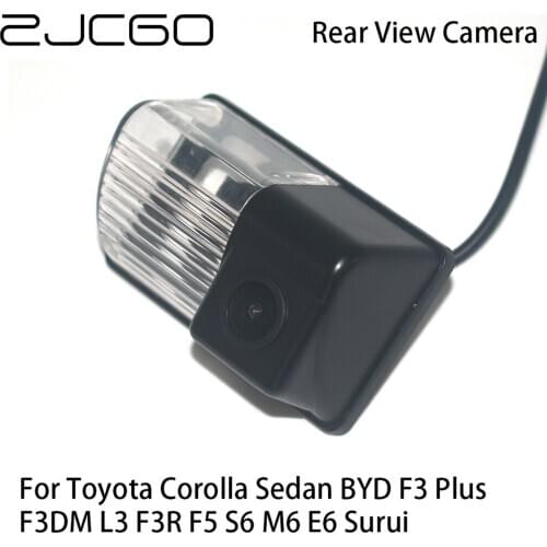 ZJCGO Car Rear View Reverse Back Up Parking Camera for Toyota Corolla Sedan BYD F3 Plus F3DM L3 F3R F5 S6 M6 E6 Surui