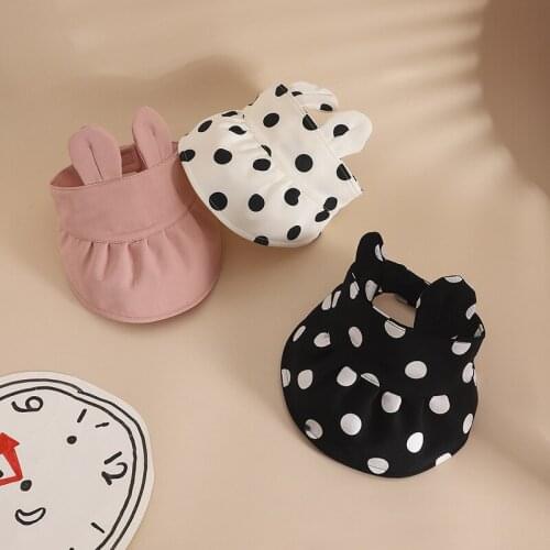 Newsborn Baby Caps Summer New Solid Color Simple Infant Sunshade Hat Breathable Korean Version Traveling Beach Kids Sun Hat