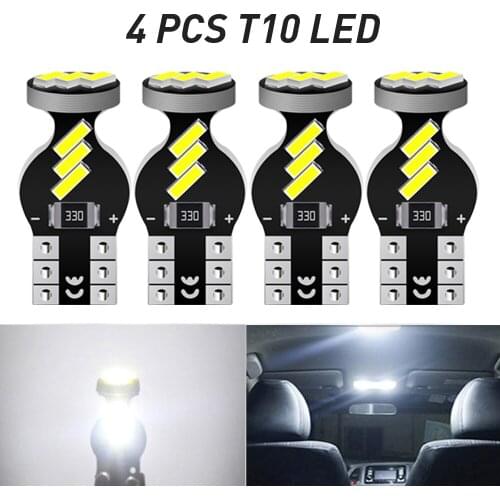 A Pack T10 W5W LED Lamp Auto Car Interior Light for Volvo XC60 XC90 S60 V70 S80 S40 V40 V50 XC70 V60 C30 850 C70 XC 60 12V White