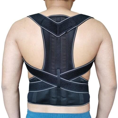 Magnetic Belt for Back Pain Shoulder Band Belt Support Brace Scoliosis Posture Corrector Belt Corset Plus Size Pain Relief Men