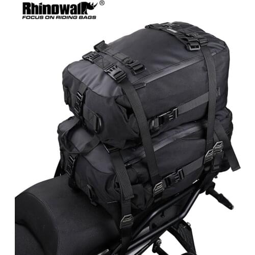 Rhinowalk Motorcycle Bag Saddle Bags Luggage 10L&20L&30L Tail Bag Waterproof Inner Bag Multi-function Outdoor Riding Backpack