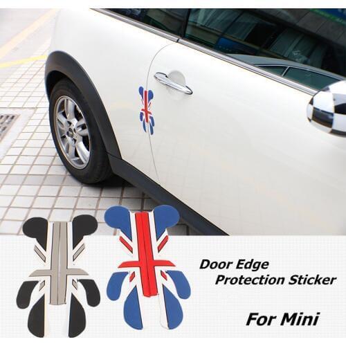 Door Cute 3D bear Sticker Car Door Edge Protection Door Guard for VW bmw honda MINI cooper clubman countryman accessories